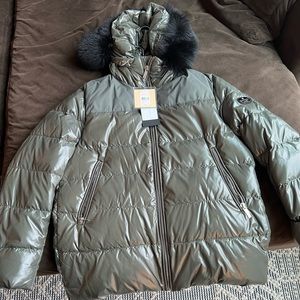MENS GORSKI APRES-SKI PARKA WITH DETACHABLE TOSCANA LAMB HOOD